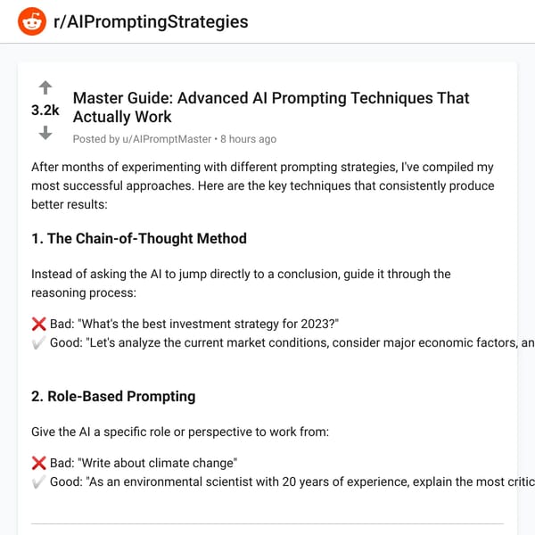 AI Prompting Strategies