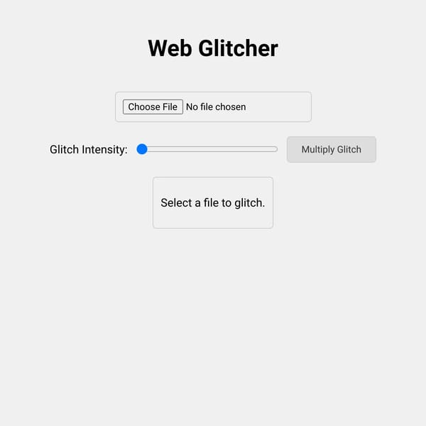 Web File Glitcher