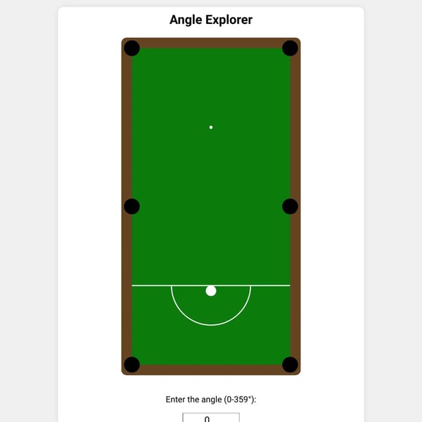 Angle Explorer: Snooker Ball Challenge