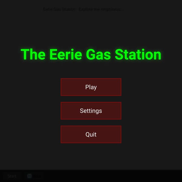 eerie gas station, but i couldn't move in the game so, you can move here by using the wasd keys there's a shadowy figure in the corner, watching me with unblinking eyes i try to look away, but it's like i'm stuck in place the air is thick with tension, and i can hear my heart pounding in my ears i reach for my phone to call for help, but it's dead i have no way to communicate with the outside world i take a deep breath and try to calm myself down i need to find a way out of here as i look around, i notice a door in the back corner of the station it's slightly ajar, and a sliver of light is shining through i slowly make my way towards it, careful not to make any sudden movements the figure in the corner seems to follow me, its eyes never leaving my back as i reach the door, i push it open and step through i find myself in a dark, narrow hallway the walls are covered in old, peeling wallpaper, and the floor is cracked and uneven i can hear footsteps echoing behind me, and i know that the figure has followed me into the hallway i run as fast as i can, trying to find a way out the hallway seems to stretch on forever, and i'm starting to get desperate just when i think i'm about to give up, i see a light at the end of the hallway it's bright and inviting, and i feel a surge of hope as i reach the light, i realize that it's coming from a window at the end of the hallway i push open the window and step outside, breathing a sigh of relief i'm in a forest, and i can see the sun shining through the trees but just as i'm about to take a step forward, i feel a sharp pain in my arm i look down and see the figure from the gas station, its fingers wrapped around my wrist i try to pull away, but it's too strong the figure leans closer to me, and i can feel its breath on my face its voice is low and raspy, and it whispers to me in a language i don't understand i try to scream, but no sound comes out the figure smiles at me, and i feel a chill run down my spine it releases my wrist and steps back, disappearing into the shadows of the forest i stand there for a moment, shaking, before i turn and run as fast as i can i don't look back