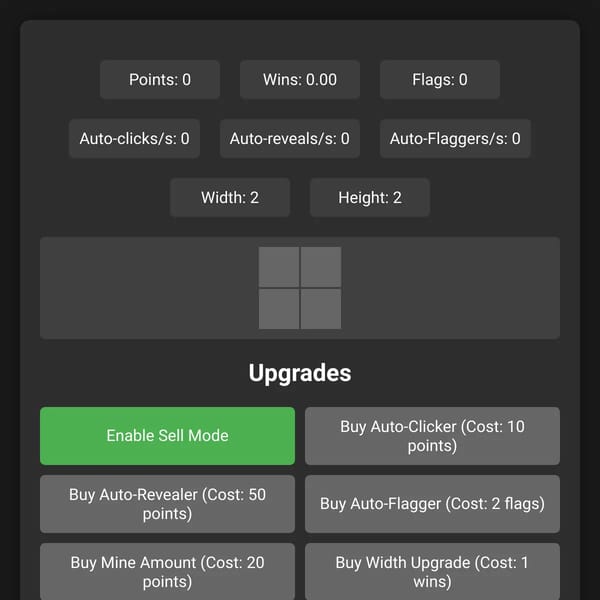 Idle Minesweeper