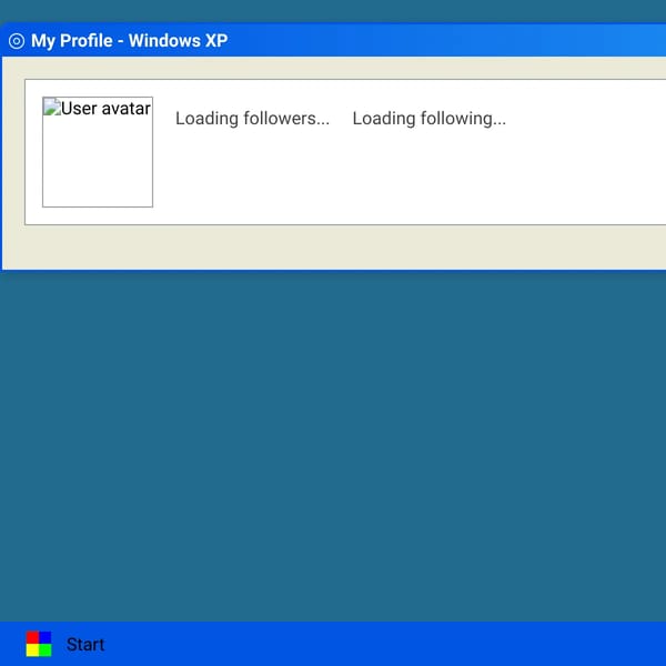My Profile - Windows XP