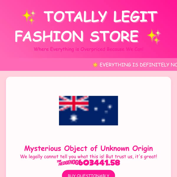 TOTALLY LEGIT FASHION STORE