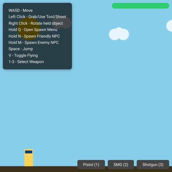 2D Garry's Mod Sandbox BETA