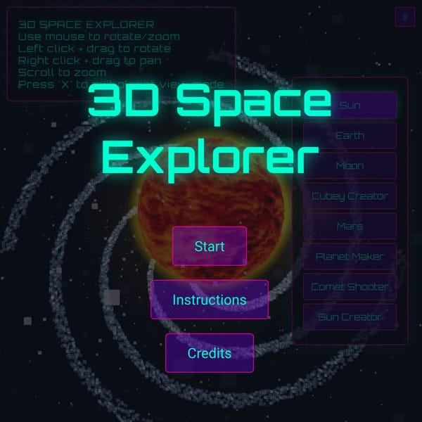 3D Space Explorer