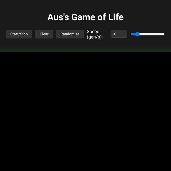 AUS'S game of life