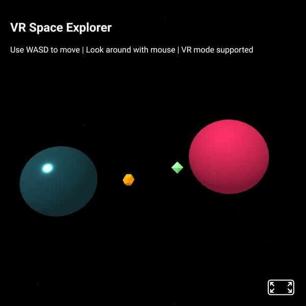VR Space Explorer
