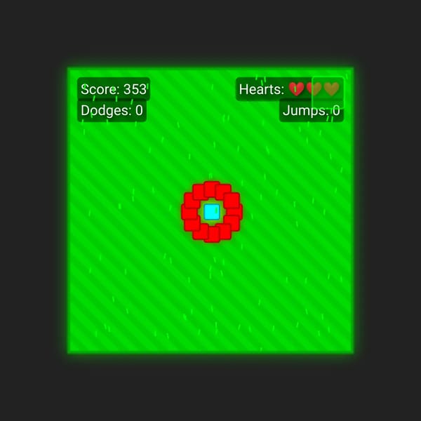 2D Pixel Dodge Game
