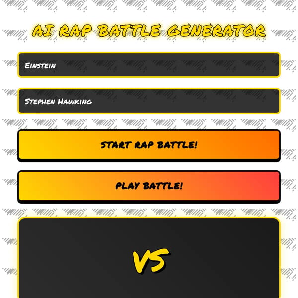 AI Rap Battle Generator