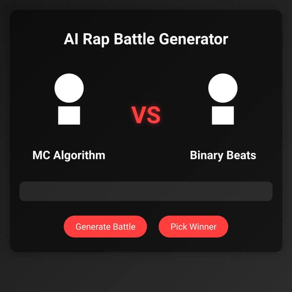 AI Rap Battle Generator