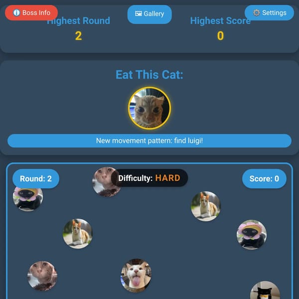 Eat The Cat Game