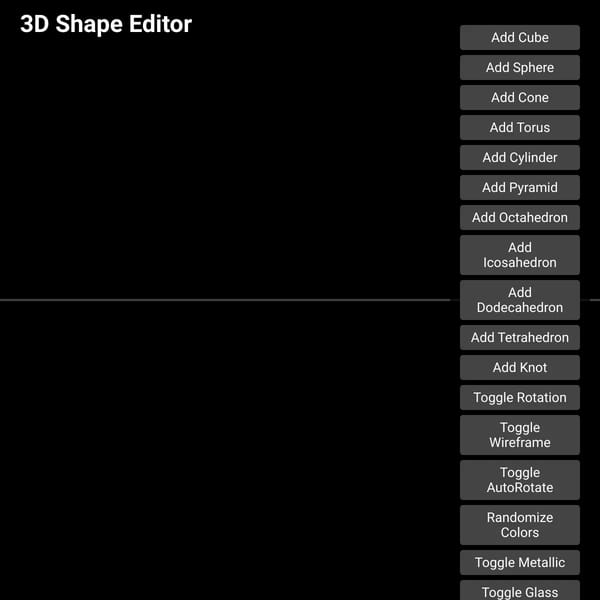 3D Software Editor
