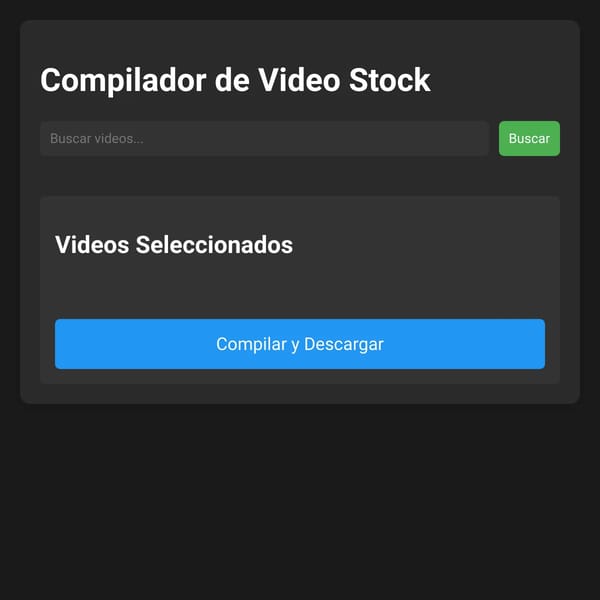 Video Stock Compiler