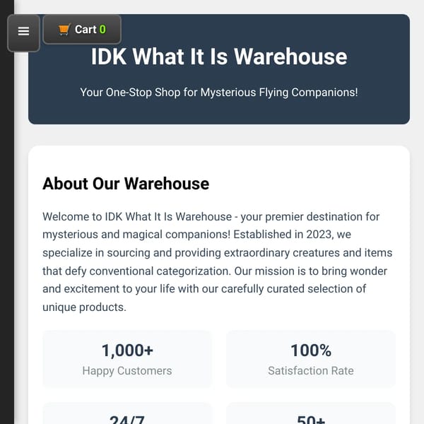 Idk what it is warehouse