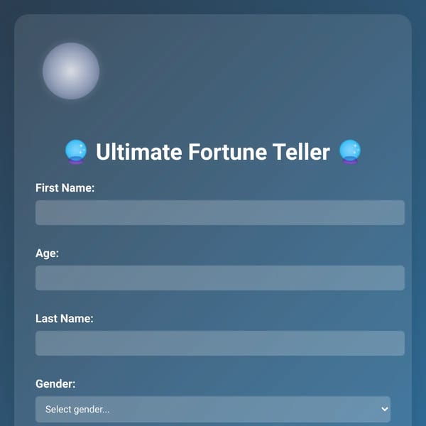 ✨ Love Fortune Teller ✨