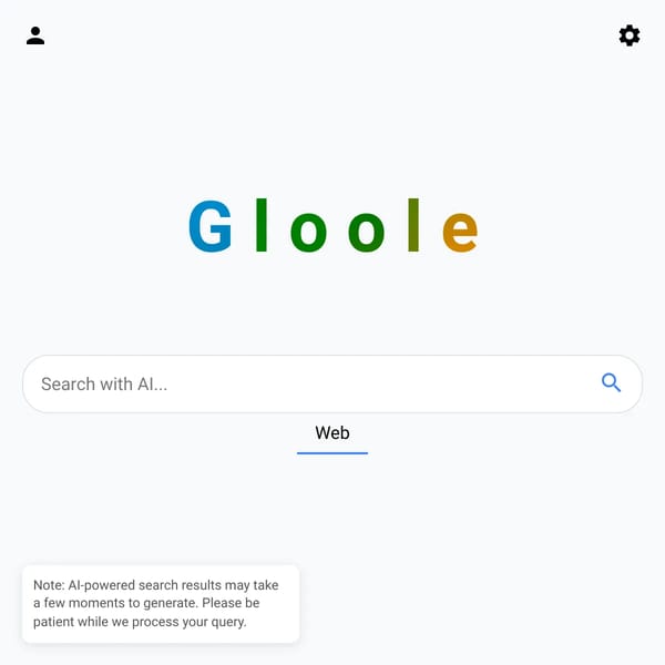 Gloole - AI-Powered Search