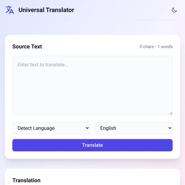 Translate-It-All: Omni Universal Translation