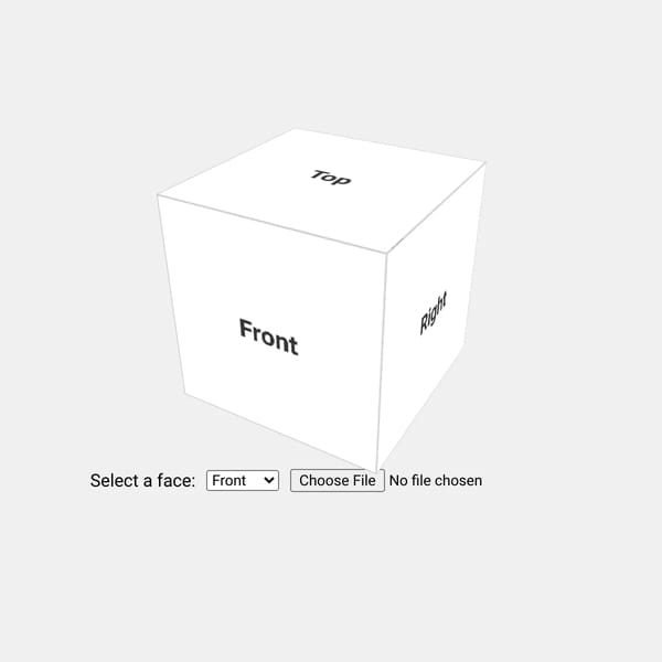 Textured 3D Cube