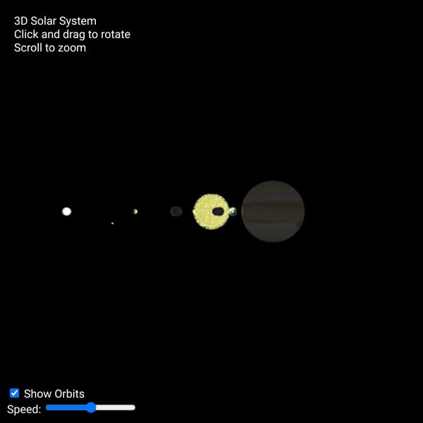 3D Solar System