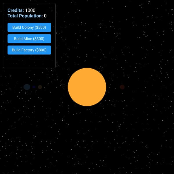 Solar System Tycoon 3D
