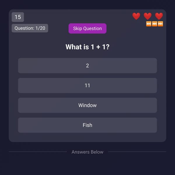 The Insane Quiz