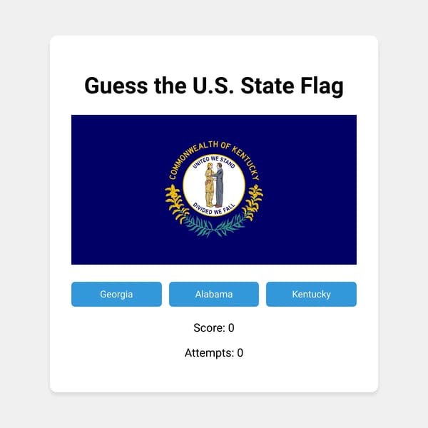 Guess the U.S. State Flag