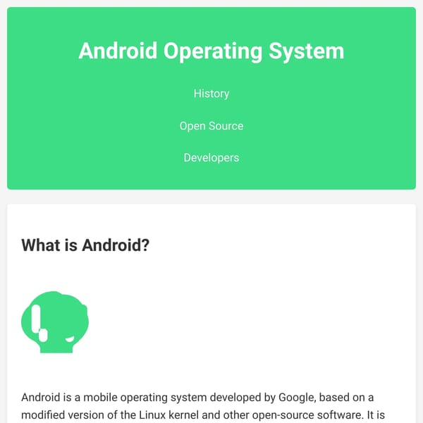 Android Operating System