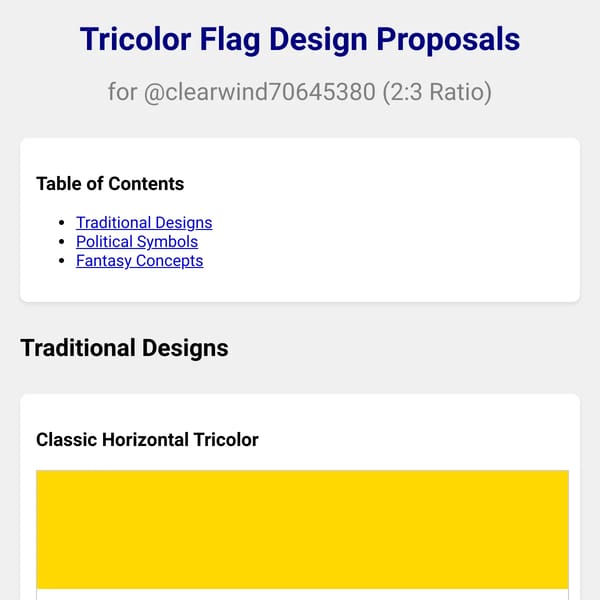 Flag Designs for @clearwind70645380