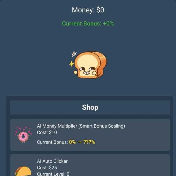 Food Clicker Game
