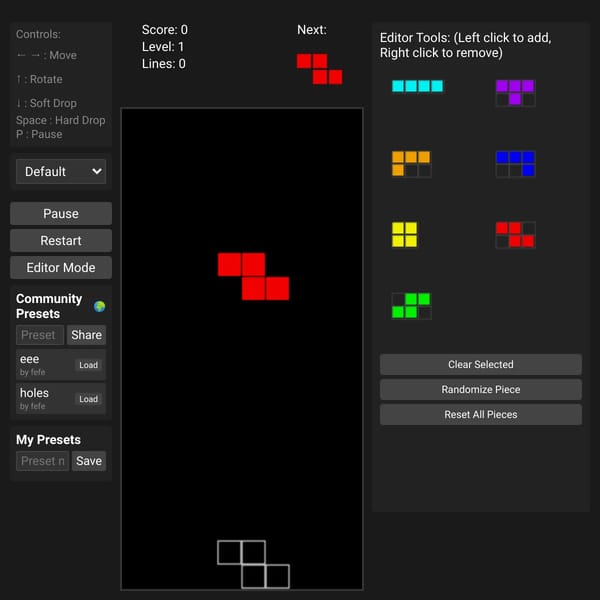 Tetris mod eh