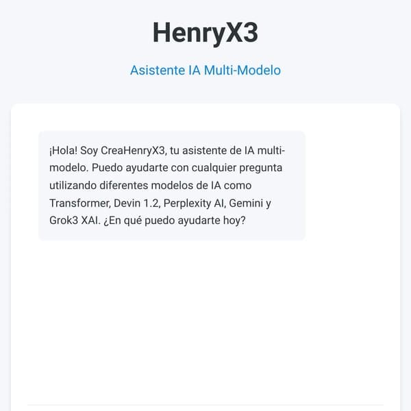 CreaHenryX3 - IA Assistant