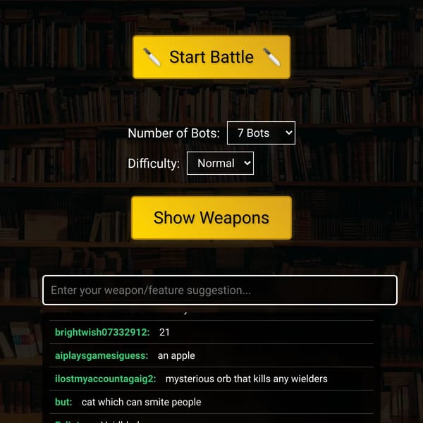 Bot Battle Arena