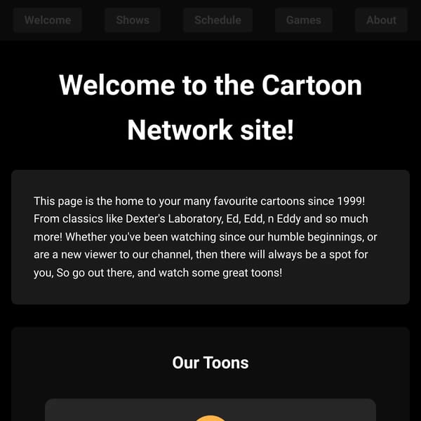 Cartoon Network - Welcome