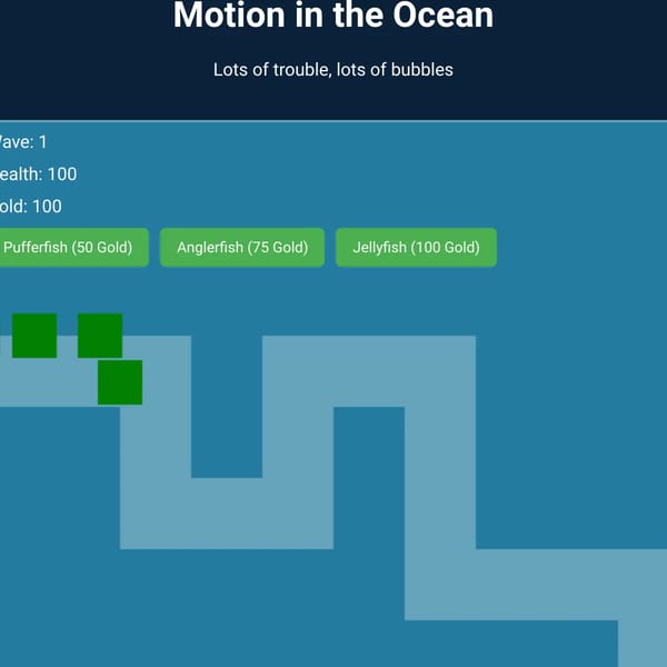 Motion in the ocean