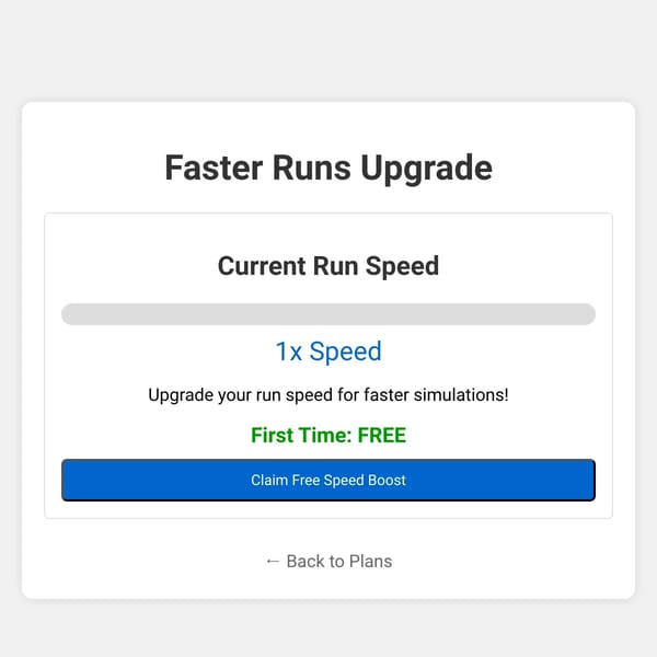 WebSim Plans - Get Extra Runs!
