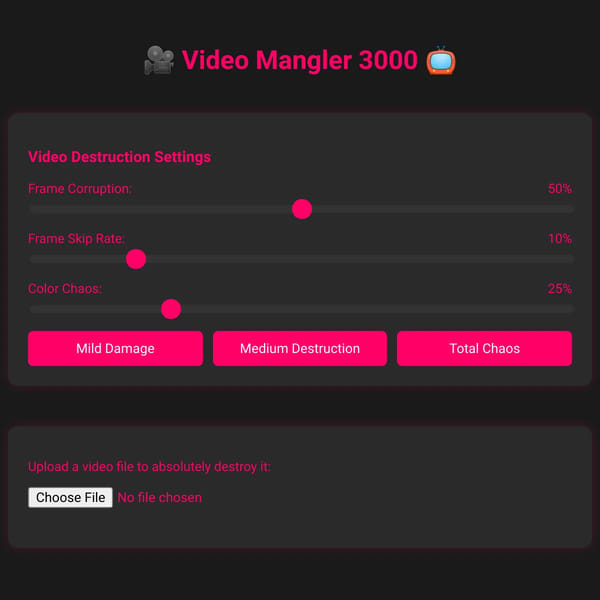 Video Mangler 3000