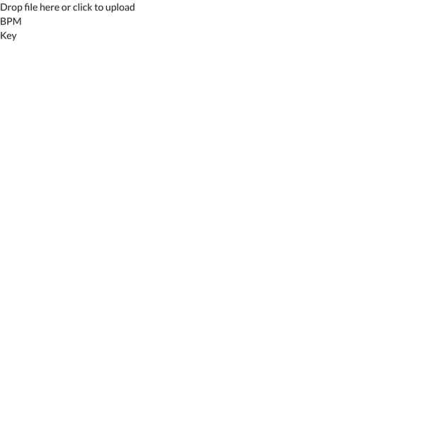 Audio BPM and Key Detection