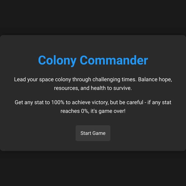 Colony Commander