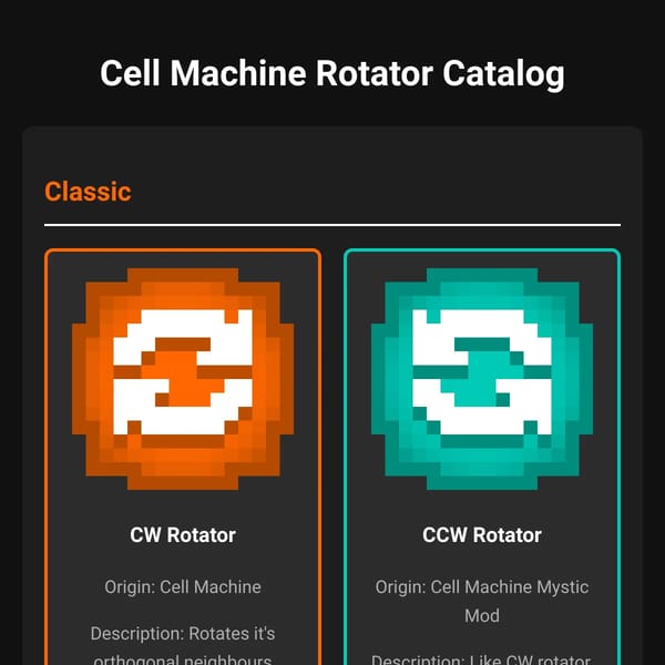Cell Machine Rotator Catalog