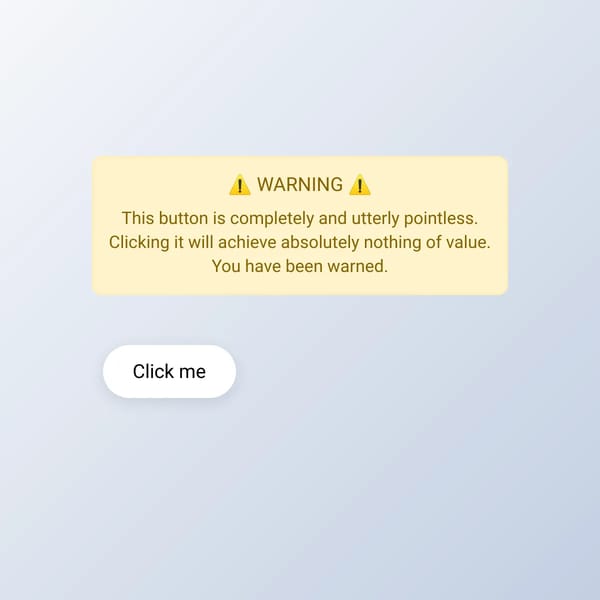 Useless Button
