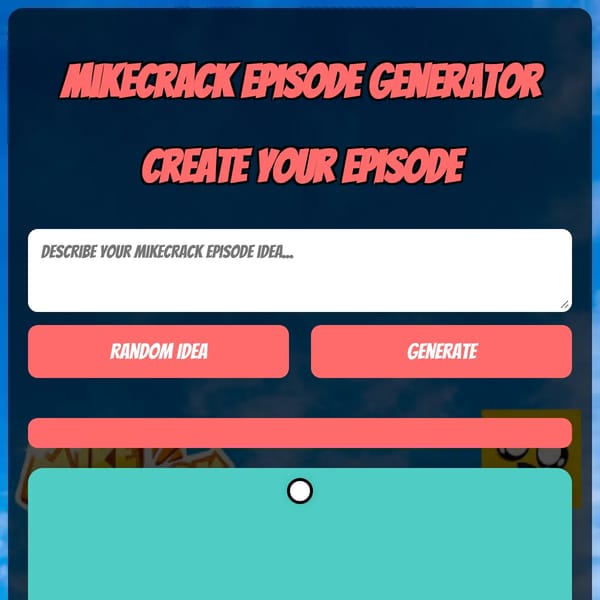 Mikecrack Episode Generator