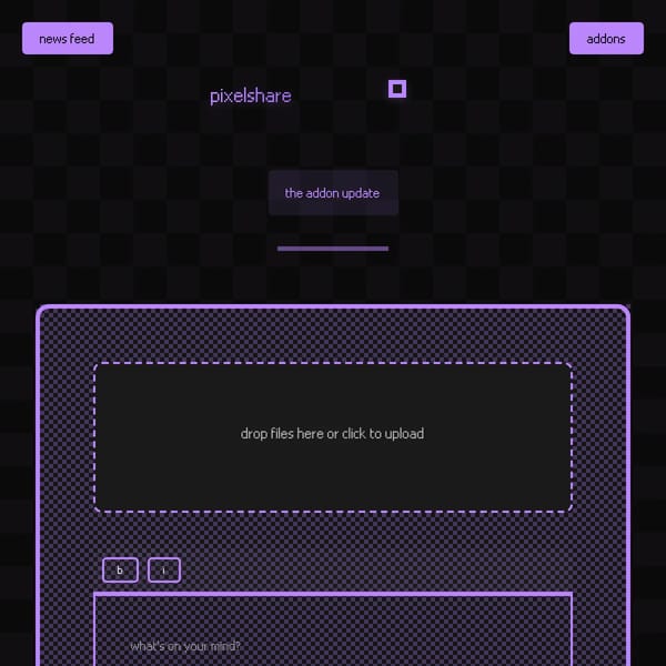 pixelshare: file posting [addons]
