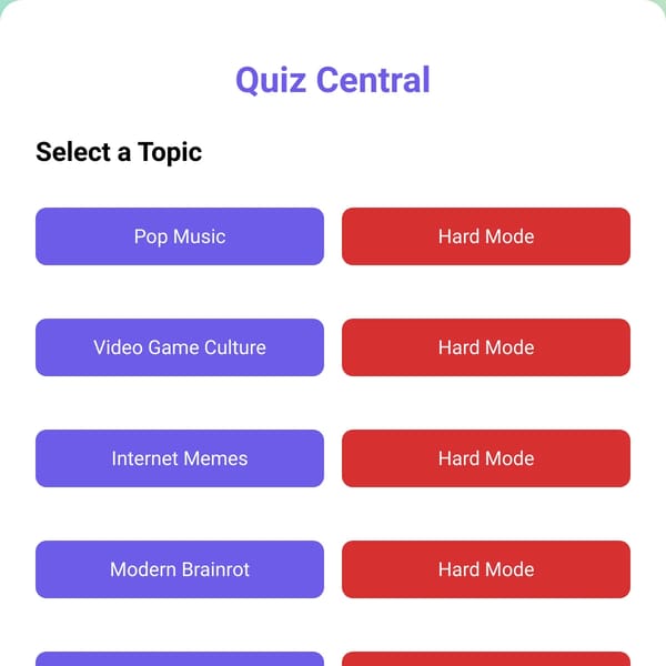 Quiz Central (Beta)