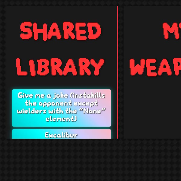 Weapon Forge & Battle Arena