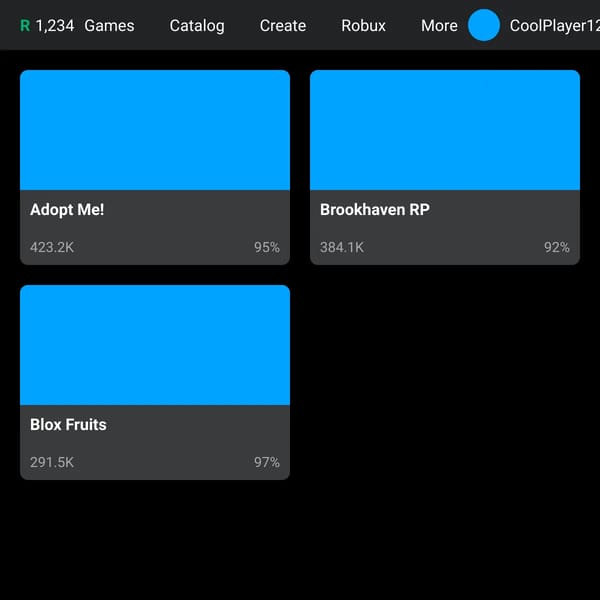Not Roblox
