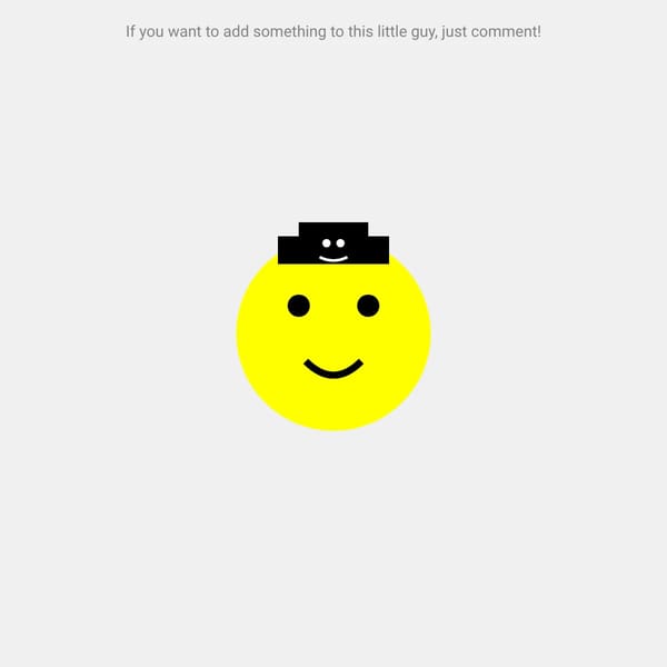Smiley Face with Top Hat