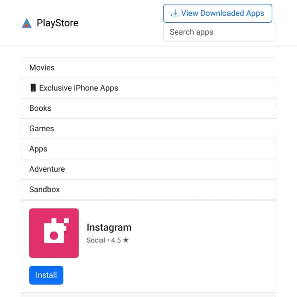 WebStore - App Marketplace