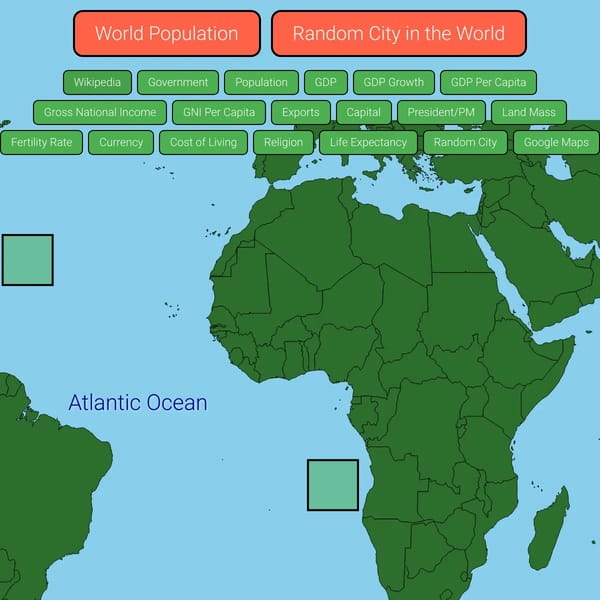 Interactive World Map