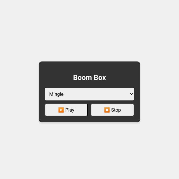Boom Box (Comment to add a song to the boom box)