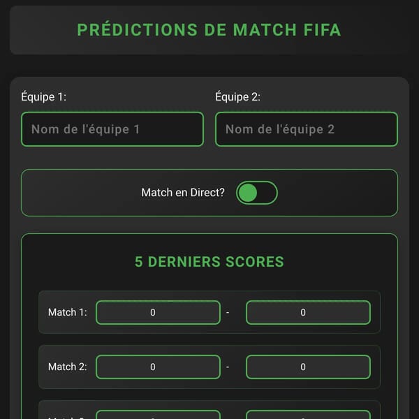Prédicateur FIFA Moderne